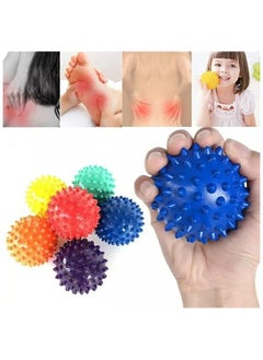 Buy SportQ Woven Massage Ball to Relieve Foot Pain, Multi-Colour, Size 9cm in Egypt