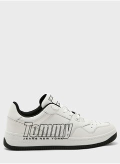 اشتري Logo Print Lace Up Sneakers في الامارات