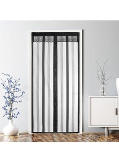 Buy Insulated Door Curtain - Thermal Magnetic Self-Sealing Door Screen - EVA Keep Bugs Out - Hand Free Closure-for Kitchen/Air Conditioner Room/Patio (100 x 210CM) in Saudi Arabia