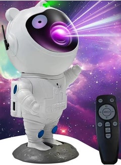 Buy Star Projector Galaxy Night Light Astronaut Starry Nebula Ceiling LED Lamp Kids Room Decor Aesthetic 360°Rotation Magnetic Head Light in UAE