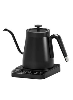 Buy Liying Gooseneck Electric Pour Over Kettle with Temperature Control, Tea & Pour Over Coffee Kettle, Stainless Steel, Auto Shutoff Boil-Dry Protection, 0.8L, Matte Black in UAE