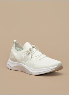 اشتري Men's Logo Detail Sports Shoes with Lace-Up Closure في الامارات