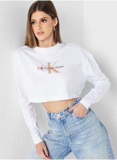 اشتري Crop Logo T-shirt في السعودية