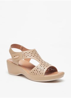 اشتري Women Lazer Cut Comfort Sandal With Back Strap في الامارات