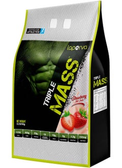 Buy Laperva Triple Mass Gainer, Strawberry Milkshake, 16 Servings - 5.98 Kg in Saudi Arabia