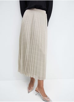 Buy Plisse High Waist Skirt in UAE