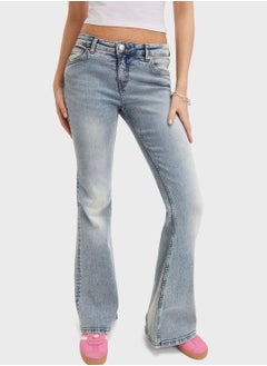 Buy Flared High Waist Jeans in Saudi Arabia