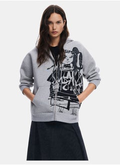 Buy Printed zipper sweatshirt M. Christian Lacroix in Egypt