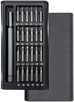 Buy 25 in 1 small precision screwdriver set 2 4 bits with plastic case Mini magnetic screwdriver bit set tool Suitable for mobile phones laptops watches computers electronics glasses repair tool set in UAE