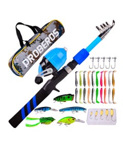 Buy Kids Sea Rod Set Mini Roadrunner Rod Colorful Foam Fishing Rod Bag Set in UAE