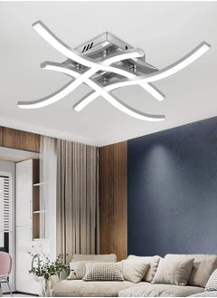 Buy LED Ceiling Lamp Modern Curved Chandelier for Living Room, Bedroom, Kitchen in UAE