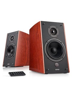 Buy Edifier R2000DB Powered Bluetooth Bookshelf Speakers - Near-Field Studio Monitors - Optical Input - 120 Watts RMS - BROWN in UAE