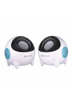 Buy Kisonli K800 Multimedia Speakers, Elegant Design, High-Quality Sound, USB Powered, Black in Egypt