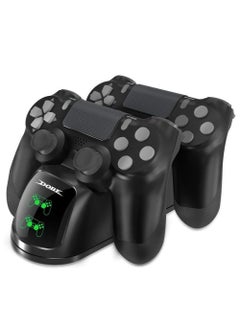 Buy DOBE PS4 Controller Charger, Dual Shock 4 Controller Charging Docking Station with LED Light Indicators and bottom light for PS4/PS4 Slim/PS4 Pro Controller in Saudi Arabia