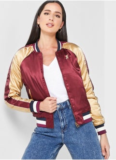 اشتري Zippered Bomber Jacket في الامارات