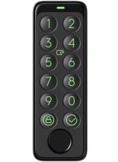 اشتري Smart Keypad Touch for SwitchBot Lock Fingerprint Keyless Home Entry IP65 Waterproof, Supports Virtual Passwords for Home Security في الامارات