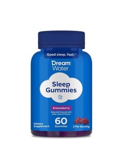 اشتري Sleep Gummies; Melatonin 5mg, GABA, 5-HTP; Natural Flavors and Colors; Helps You to Fall Asleep, Fast and Wake Refreshed, Snoozeberry, 60 Gummies في الامارات
