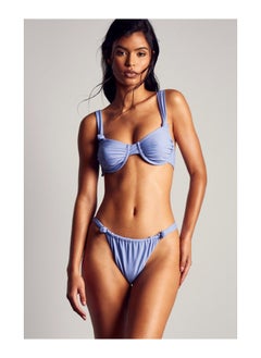 Buy Knot Detail Ruched Bikini Set in Saudi Arabia