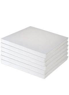 Buy 5 Pcs A4 Size White Blank Canvas Board 20 x 30 CM in UAE