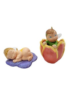 اشتري Keepsake Ornament Pansy And Tulip Baby Fairy Messenger Series 2 Piece في الامارات