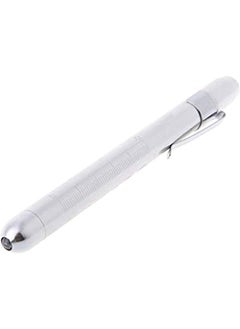 Buy Nurse Pen Light Led Medical Penlight with Pupil Gauge for Nursing Students Doctors Torch Lamp SILVER in Saudi Arabia