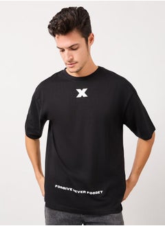 Buy Minimal Graphic Oversized Pure Cotton T-Shirt in Saudi Arabia