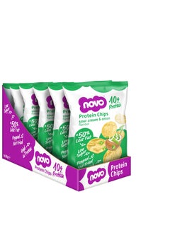 Buy Protein Chips Sour Cream And Onion, 30g Pack Of 6 in UAE