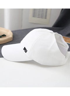 Buy Women's Baseball Cap Dad Hat Unconstructed Adjustable Girls Bun Trucker Ponytail caps in UAE