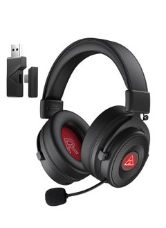 Buy Gaming Headset with Detachable Noise Cancelling Mic, 7.1 Surround Sound, Wireless/Bluetooth/Wired Connection in Saudi Arabia