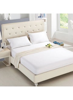 Buy INFINI Royal White Fitted Sheet – Timeless Elegance for Your Bedding Ensemble. in UAE