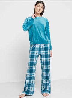 Buy Checked Pyjama Set in Saudi Arabia