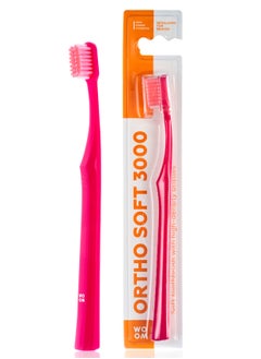 Buy WOOM Toothbrush ORTHO Soft  3000 for Cleaning Braces, Implants, Bridges in UAE