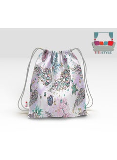 Buy beach drawstring bag multicolor waterproof in Egypt