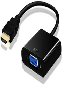 Buy HDMI to VGA Cable Converter, Support Full HD 1080P for PC Computer PS3 PS4 Game Player HDMI Cable in Egypt