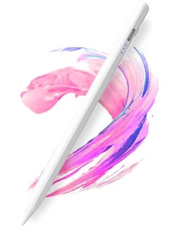 Buy Stylus Pen For IPad 2018-2022 Quick Charging Apple Pen With Tilt Sensitivity Palm Rejection Magnetic Pencil in Saudi Arabia