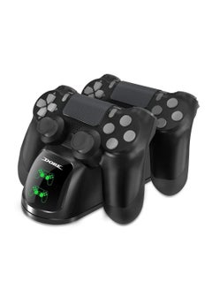 Buy PS4 Controller Charger Dual Shock 4 Controller Charging Docking Station with LED Light Indicators and bottom light for PS4/PS4 Slim/PS4 Pro Controller in UAE