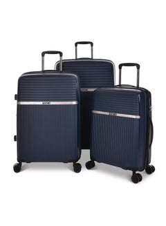 Buy Track PP Trolley 3Pc Set PP812/3P Navy with size 20/24/28 inch in Saudi Arabia