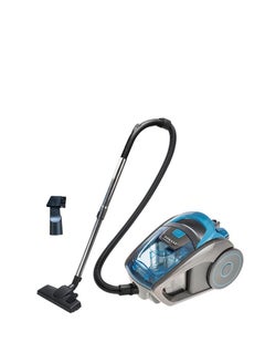 Buy 2500 W Bagless Canister Vacuum Cleaner, Lightweight Vac for Carpets and Hard Floors, Blue SK-3372 in UAE