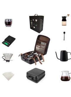 Buy V60 Coffee Set, Drip Coffee Maker Set, All In One Portable Travel Bag in UAE