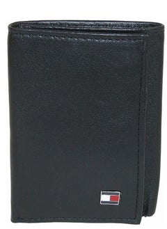 Buy Tommy Hilfiger 31TL11X018 Men's Leather Trifold Wallet Oxford Black in Saudi Arabia