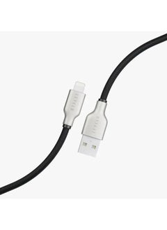 اشتري ليفيلو – كابل USB A إلى لايتنينج مضفر من البوليستر – بطول 1.1 متر – أسود في الامارات