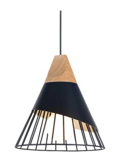 Buy Retro Metal Pendant Light Black Cage E27 Industrial Pendant Lamp in UAE