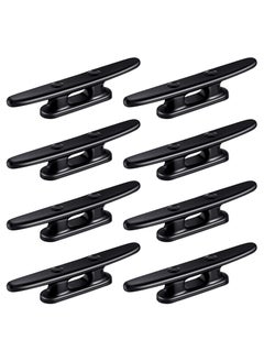 Buy Black Boat Cleat Kayak Cleats Boat Dock Cleats Boat Kayak Canoe Cleat 4 Inch Black Strong Nylon Cleats for Boat Mooring Accessories Beach Lake Maritime Decor (8 Pieces) in Saudi Arabia