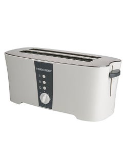 Buy Decker Et124 1350 W 4 Slice Long Slot Cool Toaster in UAE