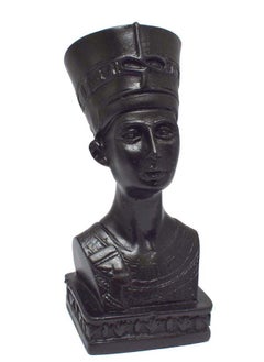 Buy pharaonic Decorative Egyptian Nefertiti Statue ancient Egyptian souvenirs gifts handmade Home decor collectibles Sculptures  (Black - 12 CM Long) in Egypt