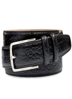 Joseph Gold Buckle Men's Designer Leather Dress Belt 1-3/8 Wide (Alligator Black, 38) price in Saudi Arabia | Amazon Saudi Arabia | kanbkam Joseph Gold Buckle Men's Designer Leather Dress Belt 1-3/8 Wide (Alligator Black, 38) price in Saudi Arabia | Amazon Saudi Arabia | kanbkam