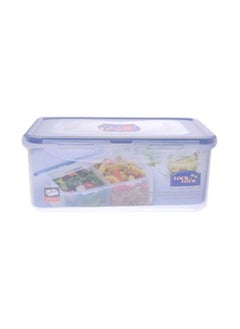 Buy L&L Divided Rectangle Food Container 2.3L in Egypt