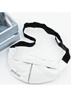 Buy Water Proof Cross and Waist Bag - white in Egypt