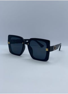 Buy Elegant Oversized Square Sunglass with Gold Accents in Egypt