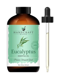 اشتري Eucalyptus Essential Oil 100% Pure & Natural Premium Therapeutic Grade with Premium Glass Dropper - Huge 4 fl. Oz في الامارات